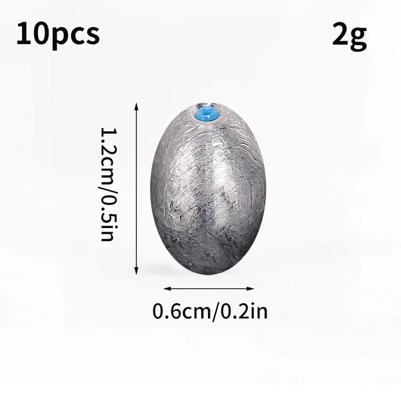 10pcs 2g señuelos de pesca para atrapar peces más grandes