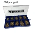 500pcs gold