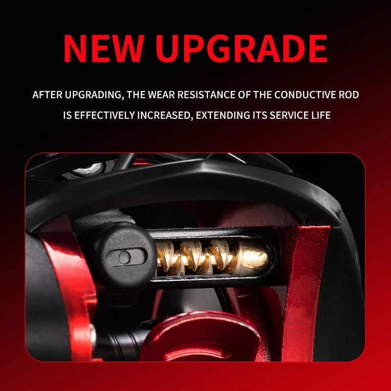 Carretes de pesca Rooblinos BR Baitcasting arrastre máximo 8kg carrete de fundición ultraligero carrete de pesca para aparejos de pesca de Lucio - imagen 3