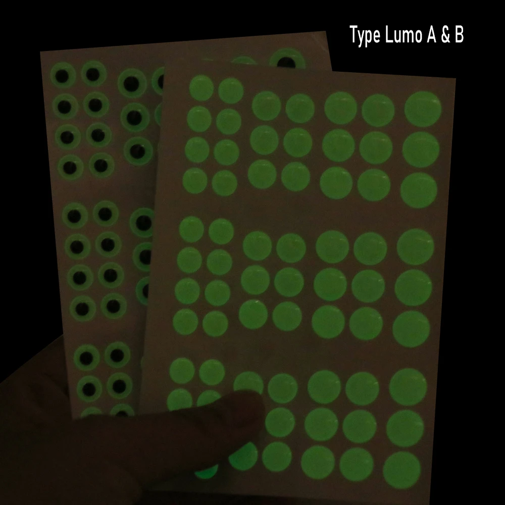 Ojos de Pez de simulación 3D, surtidos, láser Artificial, Material de atado de mosca, 69 piezas, 7/8/9/10mm, epoxi - imagen 5