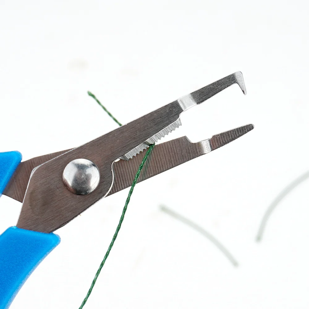 Hirisi-linha trenzada de pesca, tijera de acero inoxidable, línea trenzada de Pe cortada, accesorios de pesca de carpa JD10 - imagen 2