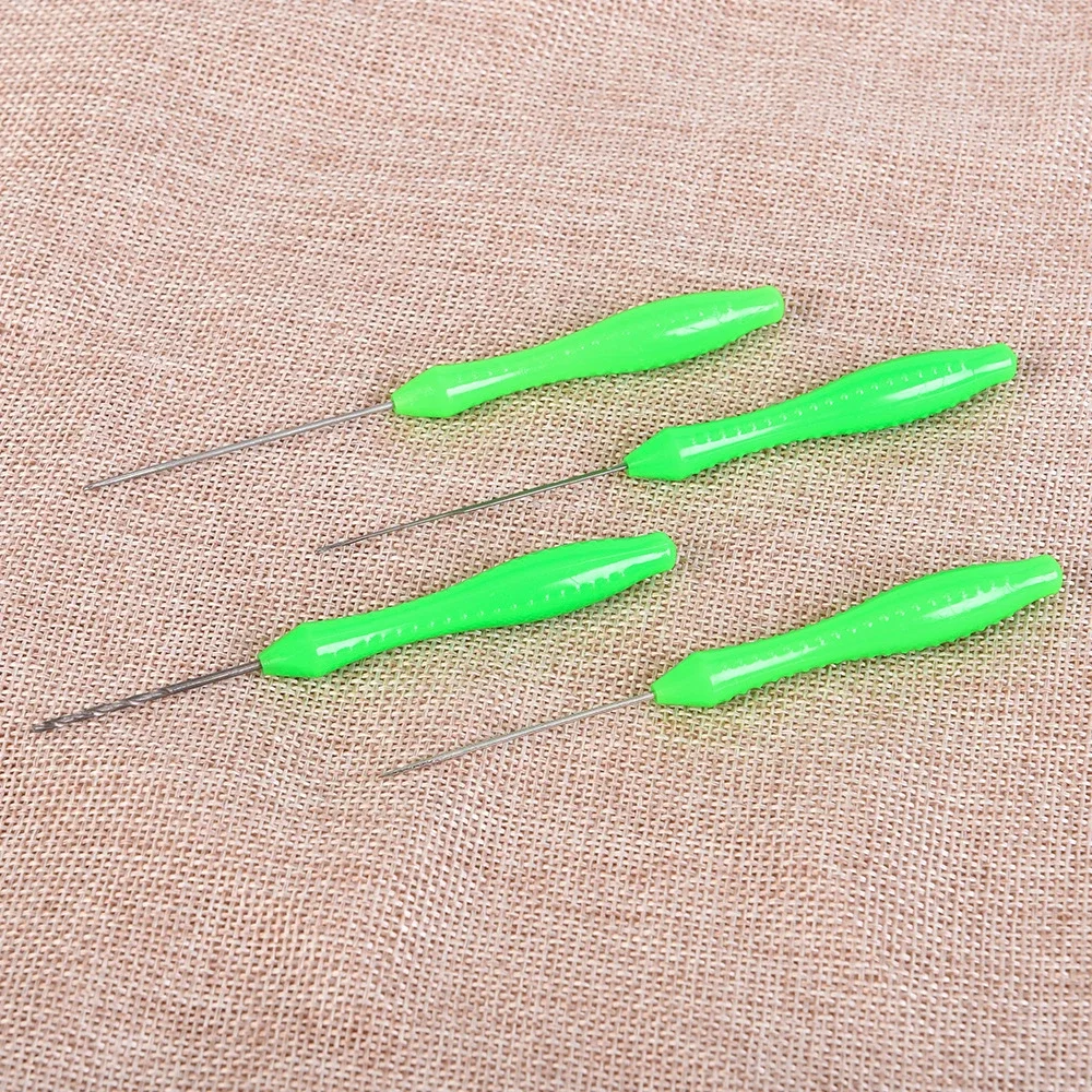Kit de agujas de aparejos de pesca, cebo, juego de agujas de pellets de pescado, soporte de taladro con gancho, herramienta de aparejo de cebo, terminales de pesca de carpa, 4 Uds. - imagen 4