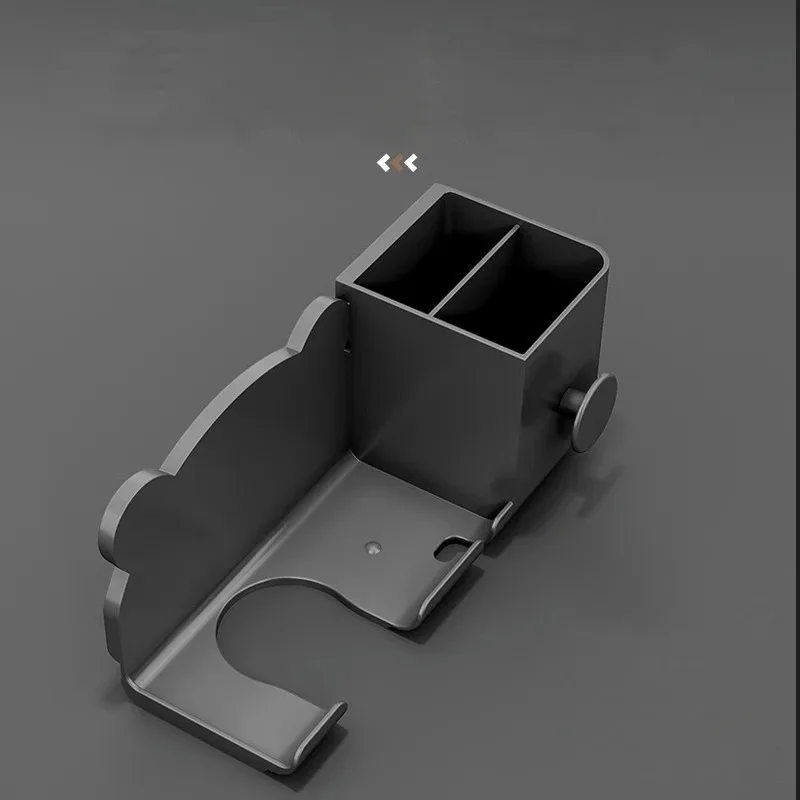 Estante de baño para secador de pelo, soporte colgante sin perforación, almacenamiento de ducha, alambre enrollado, estante de pared - imagen 3