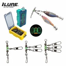 Jig luminoso giratorio para calamar – Pesca nocturna y profunda