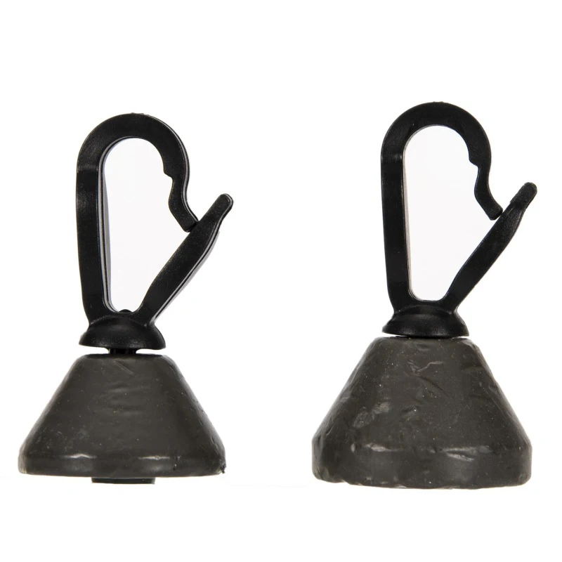 Clip de seguridad trasero para pesca de carpa, accesorios de pesca, 1/1, 5OZ, plomo + ABS, 1,5 OZ - imagen 4