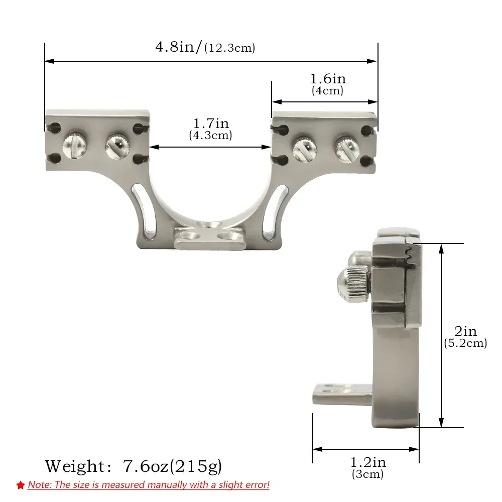 Accesorios de tirachinas de doble uso de aleación G002, eslinga larga casera para Arcers, accesorios de tirachinas DIY, piezas de tirachinas extraíbles - imagen 2