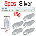 15g 5pcs Silver