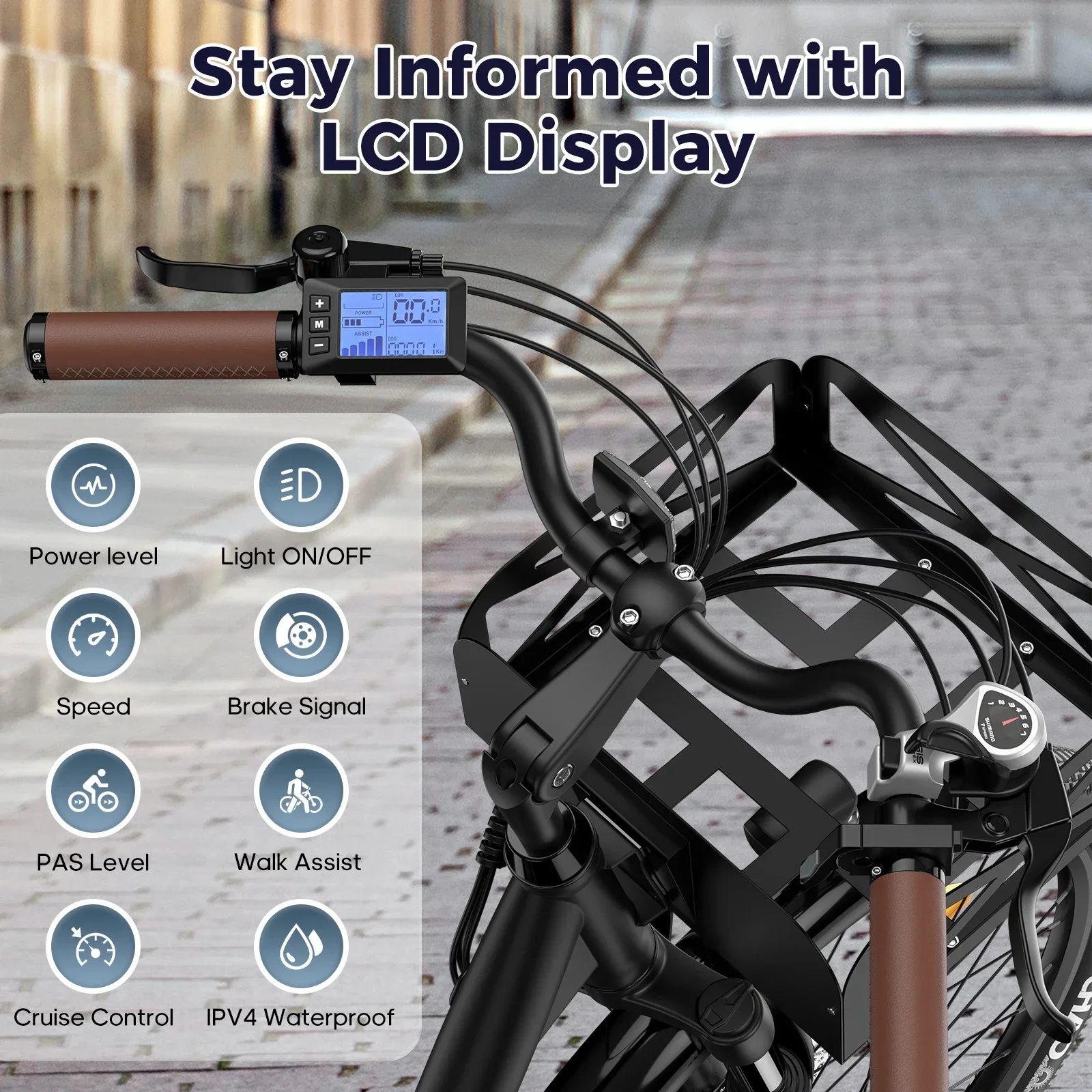 FAFREES F26 – Bicicleta eléctrica montaña 250W 36V20Ah - imagen 3