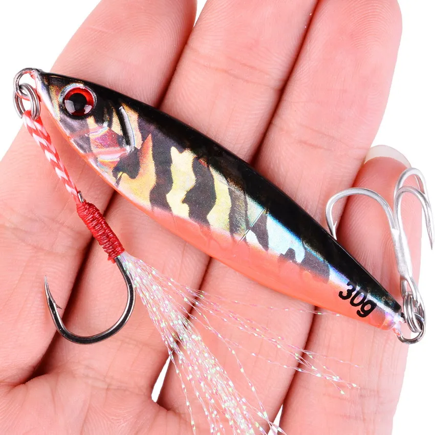 Juego de Señuelos de Pesca de Metal, cebo Artificial de 25 piezas, 14g, 20g, 30g, 40g, Jigbait - imagen 4