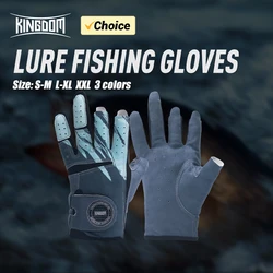 Guantes Kingdom 3 dedos pesca – Antideslizantes y transpirables