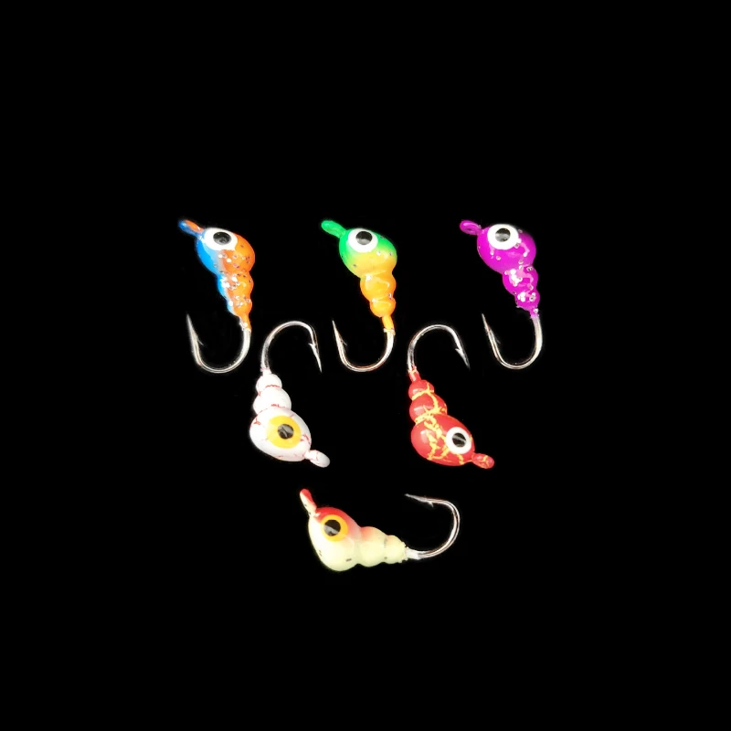 Gancho de hielo en forma de hormiga juvenil, anzuelo de plomo, corredor de carretera, cebo falso, Material metálico, Mini cebo, anzuelos de pesca de invierno no equilibrados - imagen 5