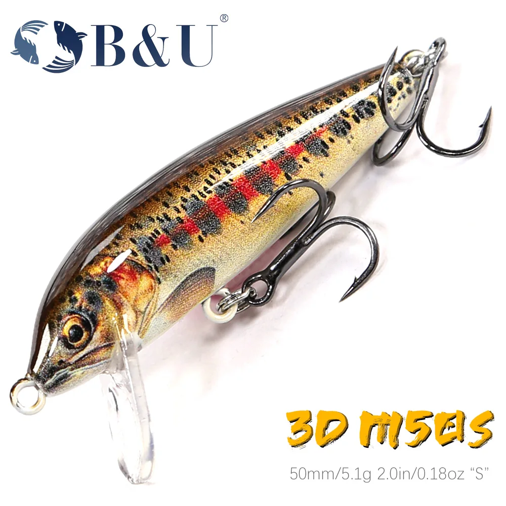 Wobblers hundidores B & U para lubina y perca – Jerkbait efectivo - imagen 2