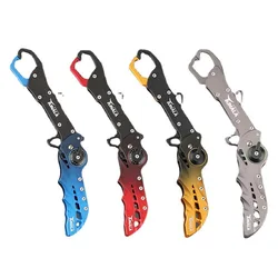 Pinza multifunción de aluminio con lip grip para pesca