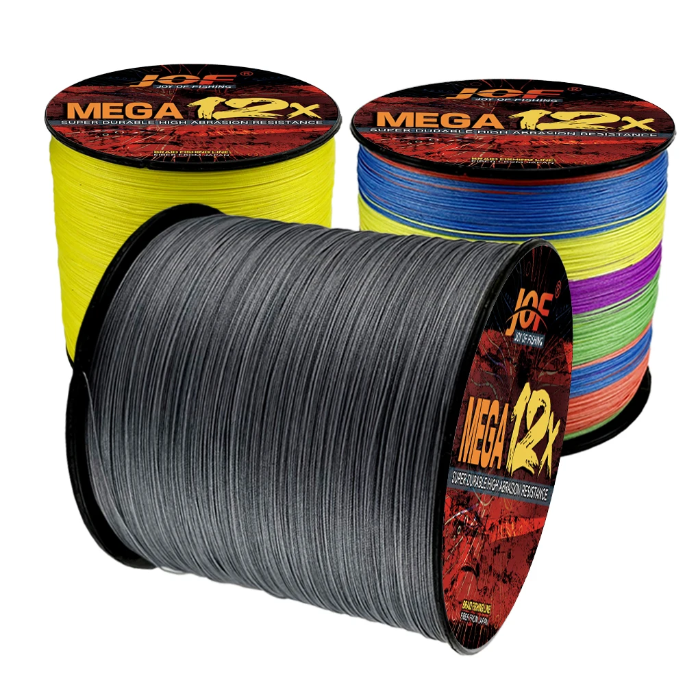 Nuevo Línea de pesca multifilamento PE de 12 hebras 300M 0,8 # -8.0 #   Anti mordida multicolor extrema fuerte del cordón de la armadura del agua salada 25LB-120LB - imagen 2
