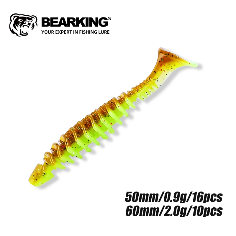 BEARKING Señuelo soft bait lubina – Gusano siliconado