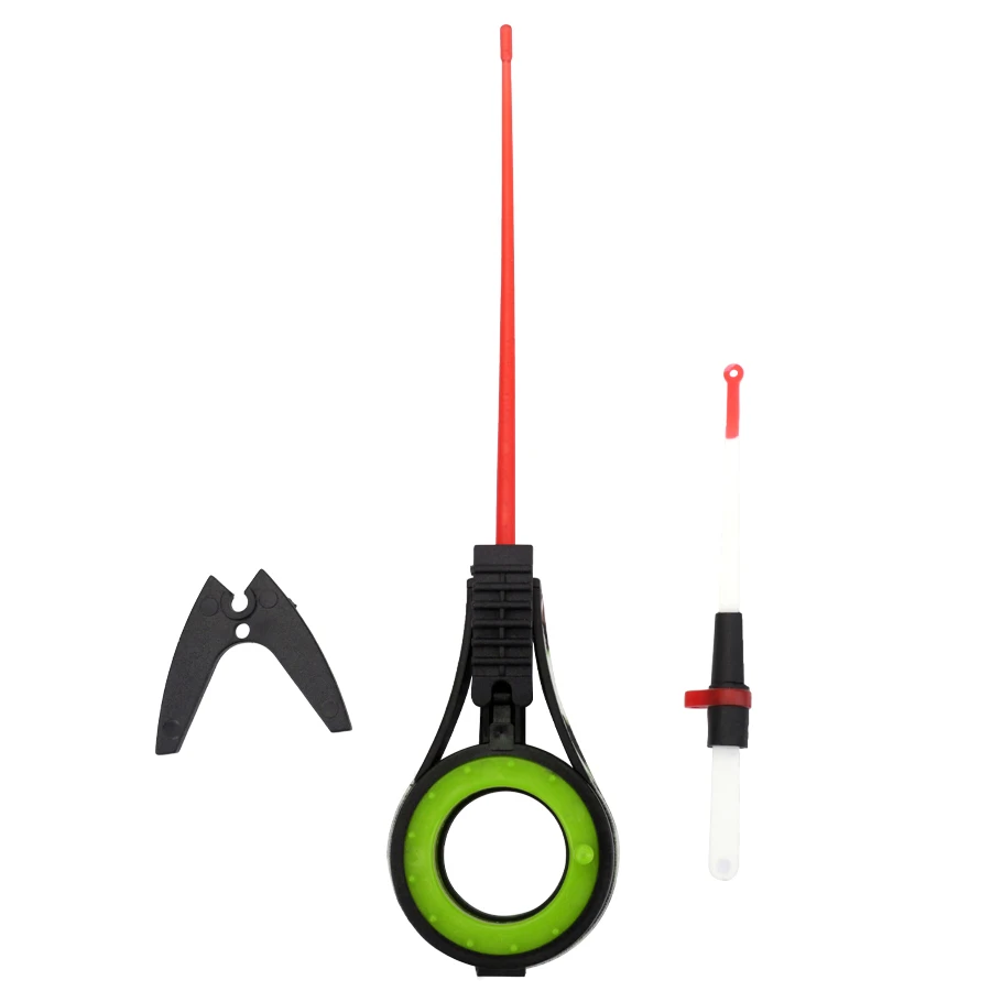 FTK-caña de pescar de invierno de 21cm, caña de pescar en hielo, extensión gruesa ultraligera de plástico, accesorio de pesca de carpa para invierno - imagen 5