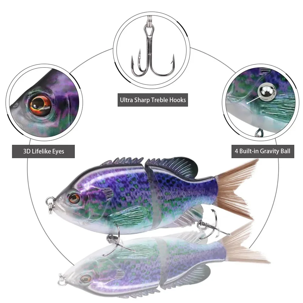 Señuelo de Pesca anudado de hundimiento lento, 3 piezas, 120MM, para lubina, señuelo biónico, agua dulce, agua salada, Swimbait, Twitch, Wobbler, aparejos de Pesca - imagen 3