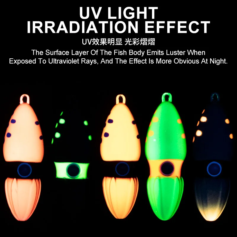 TEASER J137 inchiku aparejos de pesca de agua salada cebo de jigging 40g 60g 80g 100g 150g hundimiento jigbait pesca luminosa plantilla de metal señuelo - imagen 5