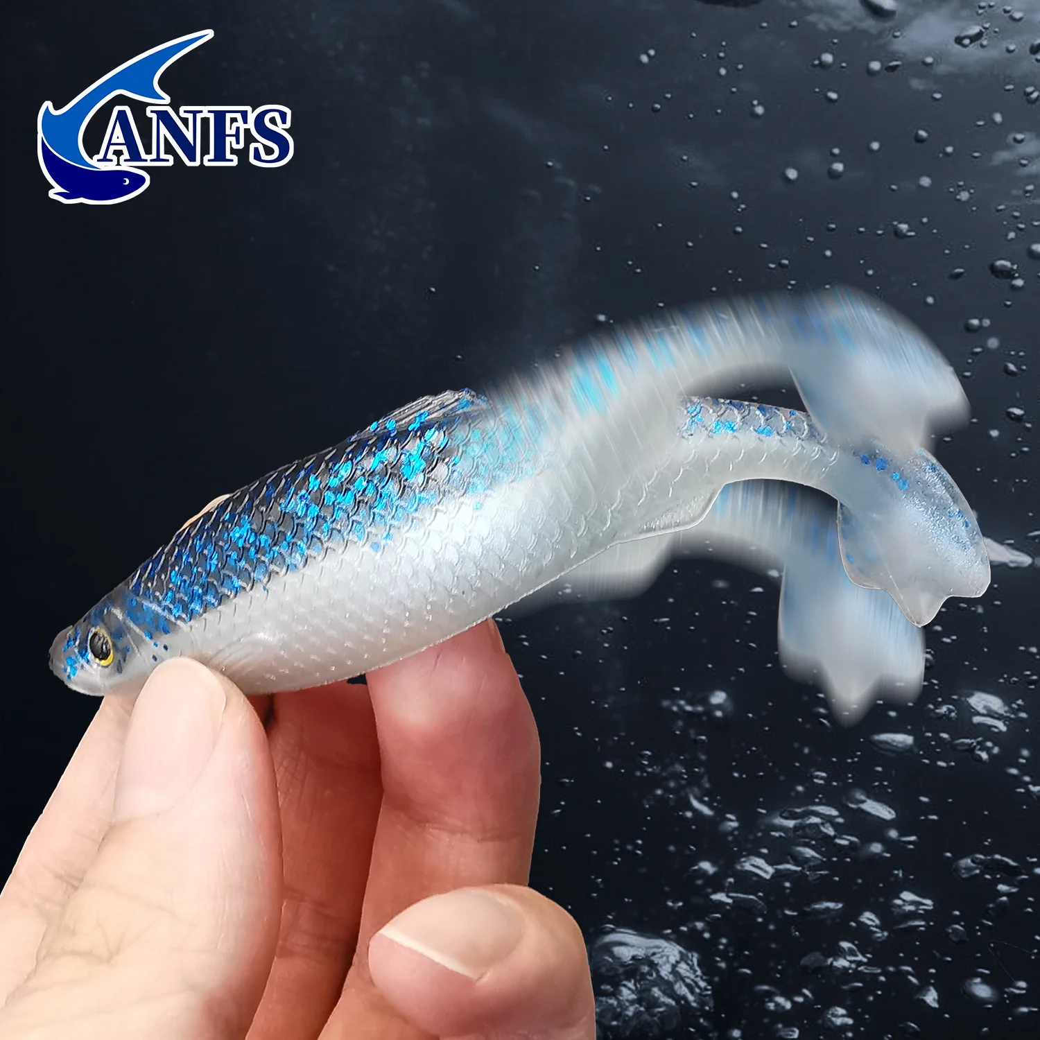 Señuelos ANFS en entorno de pesca real