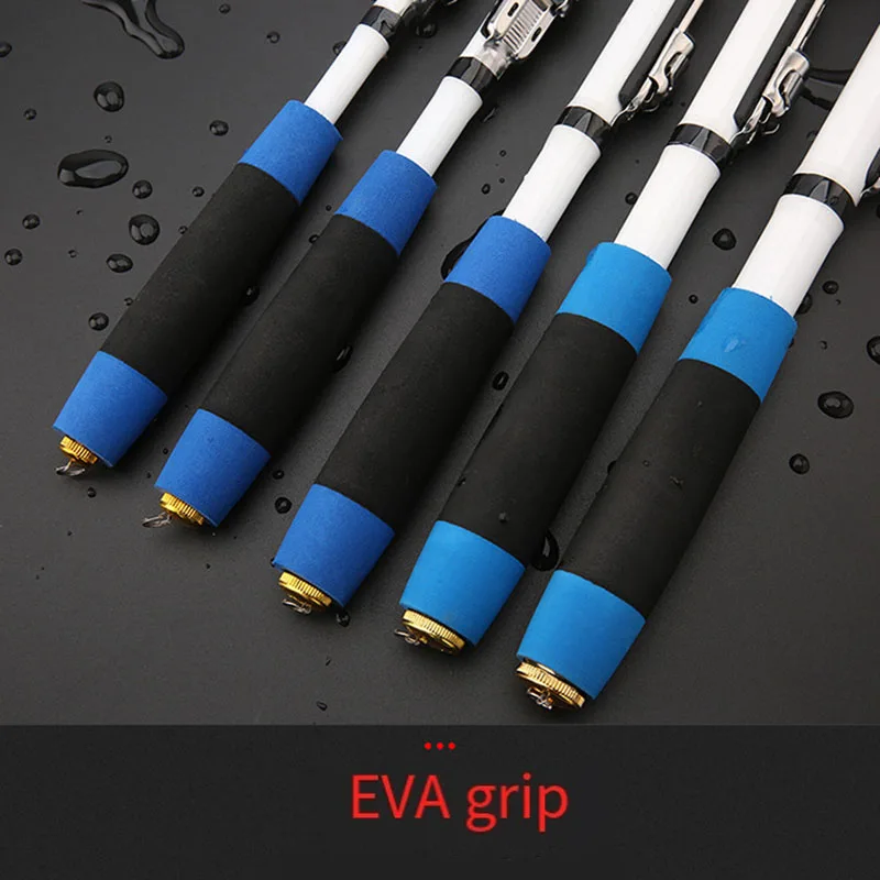 Caña giratoria para pesca en roca, Mini caña telescópica portátil de 1,8/3m, peso de fundición de carbono, 5-20g, ultraligera, sección 5/9 - imagen 5
