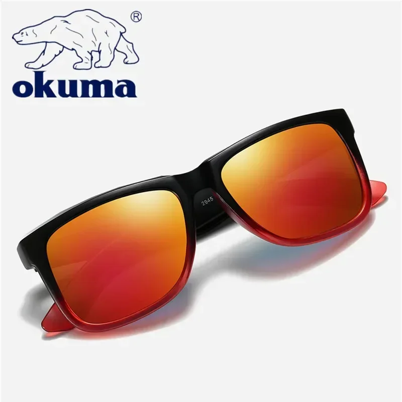 OKUMA gafas de sol polarizadas protección UV400 para hombres y mujeres caza al aire libre pesca conducción bicicleta gafas de sol caja opcional - imagen 5