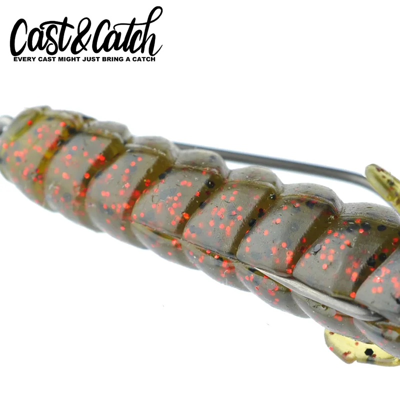 Cast & Catch ES7 Anzuelos compensados de acero al carbono para lubina - imagen 4