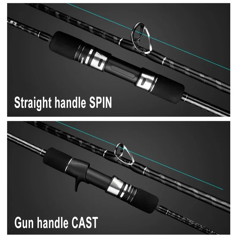 Goture XingHai caña de pescar de Jigging lento peso del señuelo 120g-350g MH potencia ultraligera fibra de carbono dura cañas de barco de fundición giratoria - imagen 5
