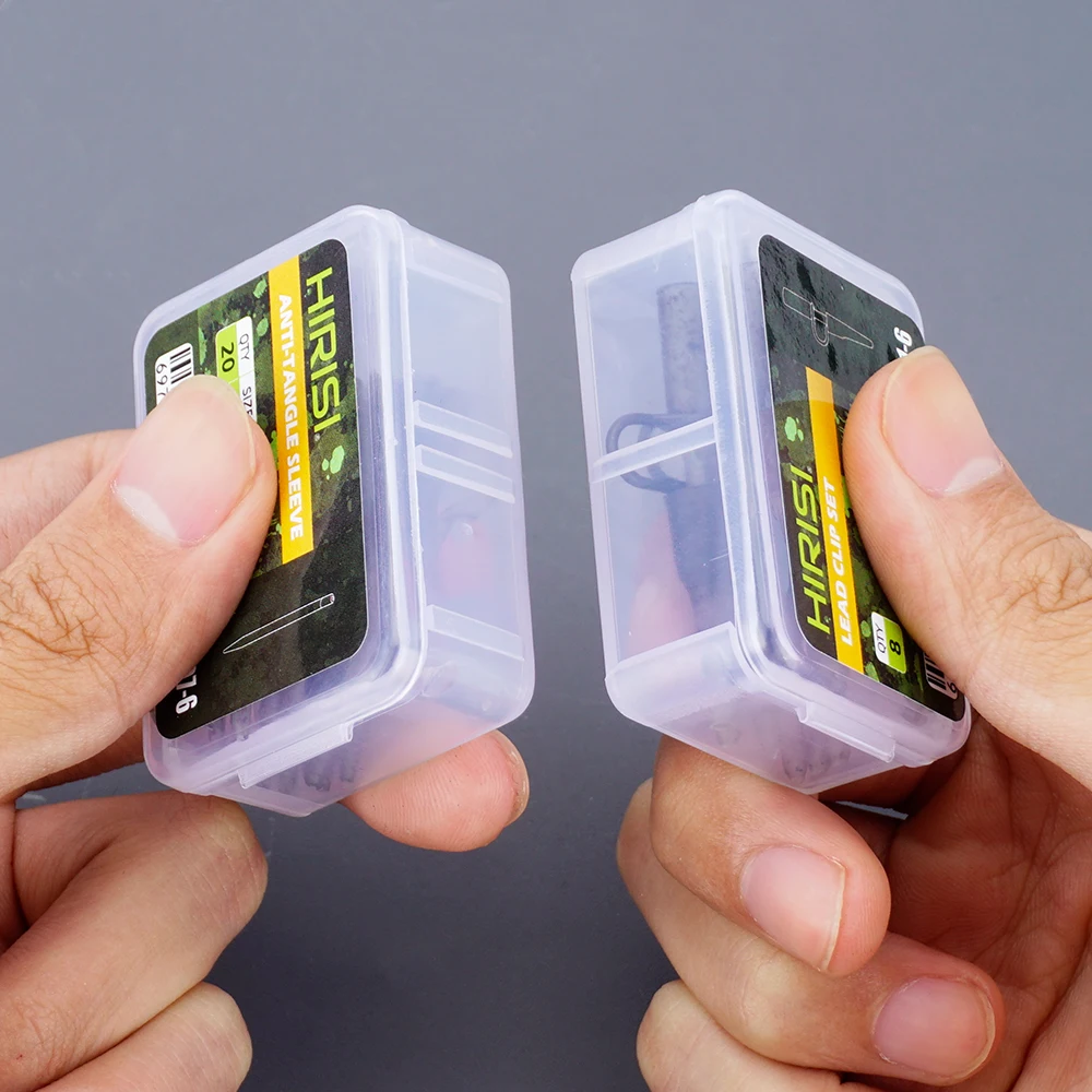 Hirisi-manguitos antienredos para pesca de carpa, conectar con gancho para aparejos terminales de pesca de carpa, accesorios de pesca AH005 - imagen 5