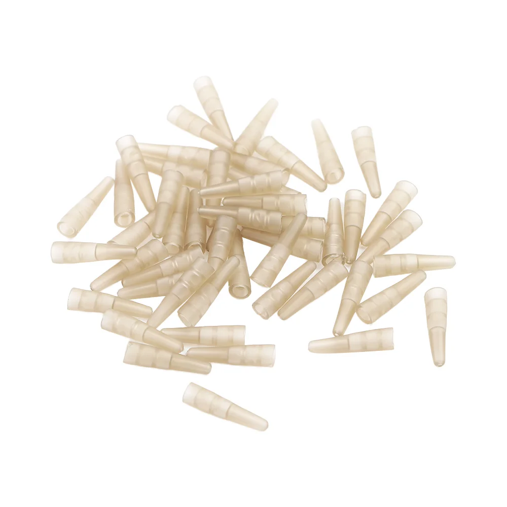 Tubos de goma de cola de 50 piezas para Clips de plomo de seguridad, Mangas de aparejo de pesca de carpa, 17 Mm/0,67 pulgadas - imagen 2