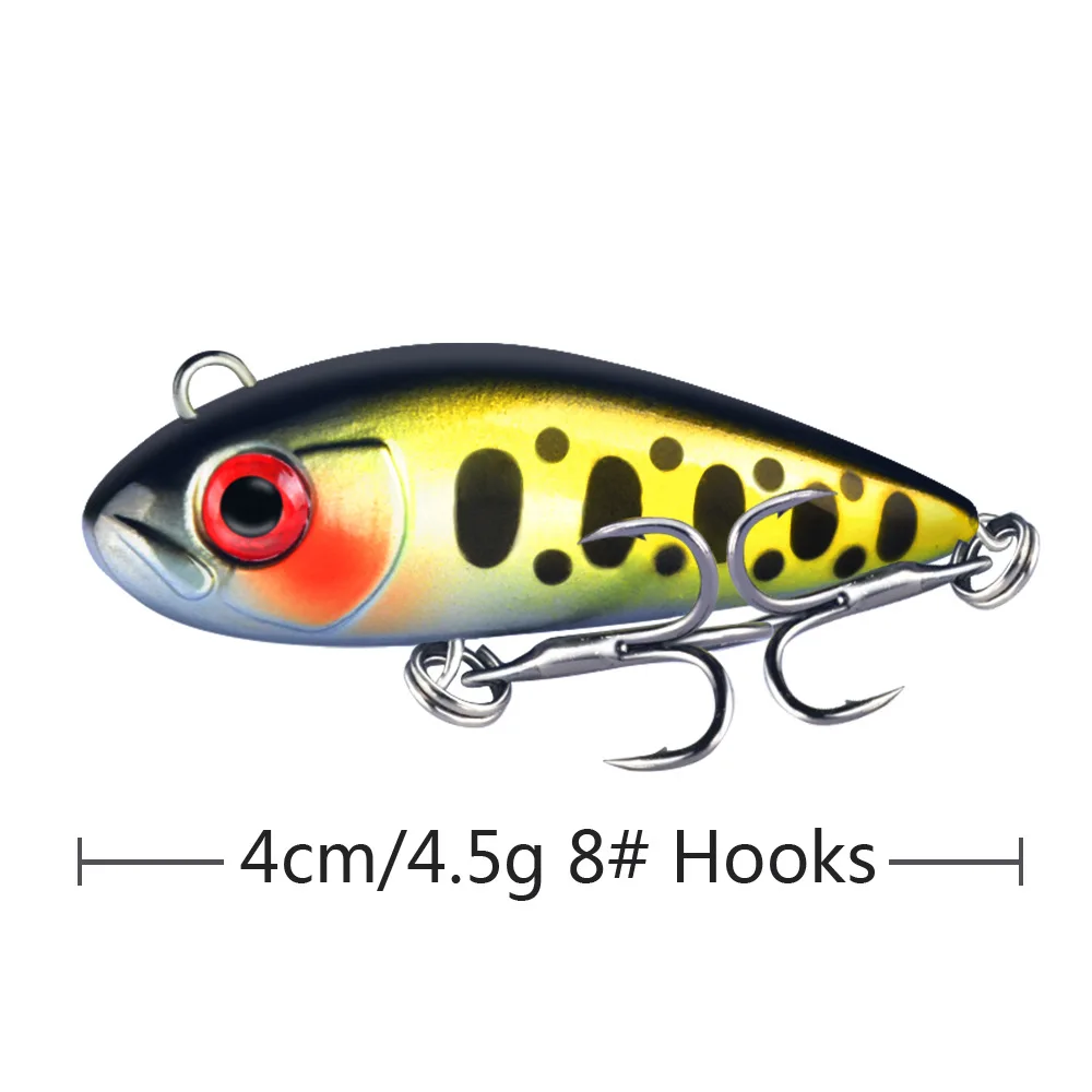 Lápiz de señuelo Artificial para Pesca, 1 pieza, peso 4,5g, 4cm, Wobblers, lubina, Lucio - imagen 5