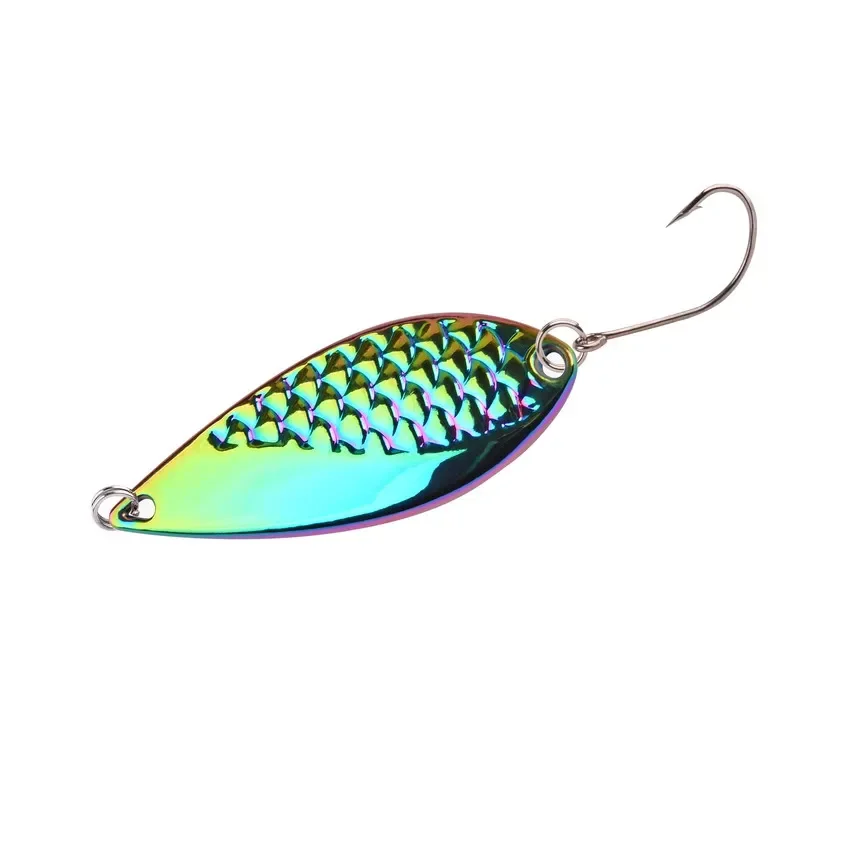 Señuelo de Pesca con lentejuelas y cuchara de Metal, 50g, 40g, 30g, 10g, 15g, 20g-2,5g, plantilla de sanguijuela, Wobbler, Crankbaits para Pesca con mosca, cebos duros - imagen 5