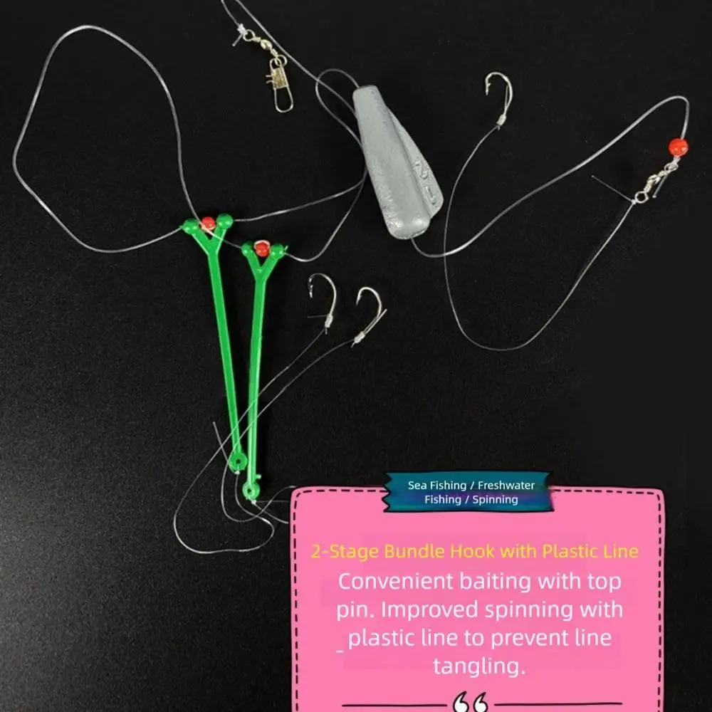 2025 asiento de un solo para pescar paquete de 2 etapas anzuelo plomo pesca de hoguera peso de plomo mar pesca de agua dulce pesca de agua dulce - imagen 3