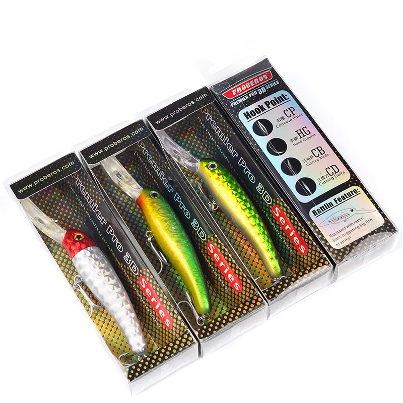 Señuelo de Pesca flotante Minnow, sistema de peso superior de agua, cebo duro, Wobbler, Jerkbait, Swimbait, 11,5 cm, 14g - imagen 3