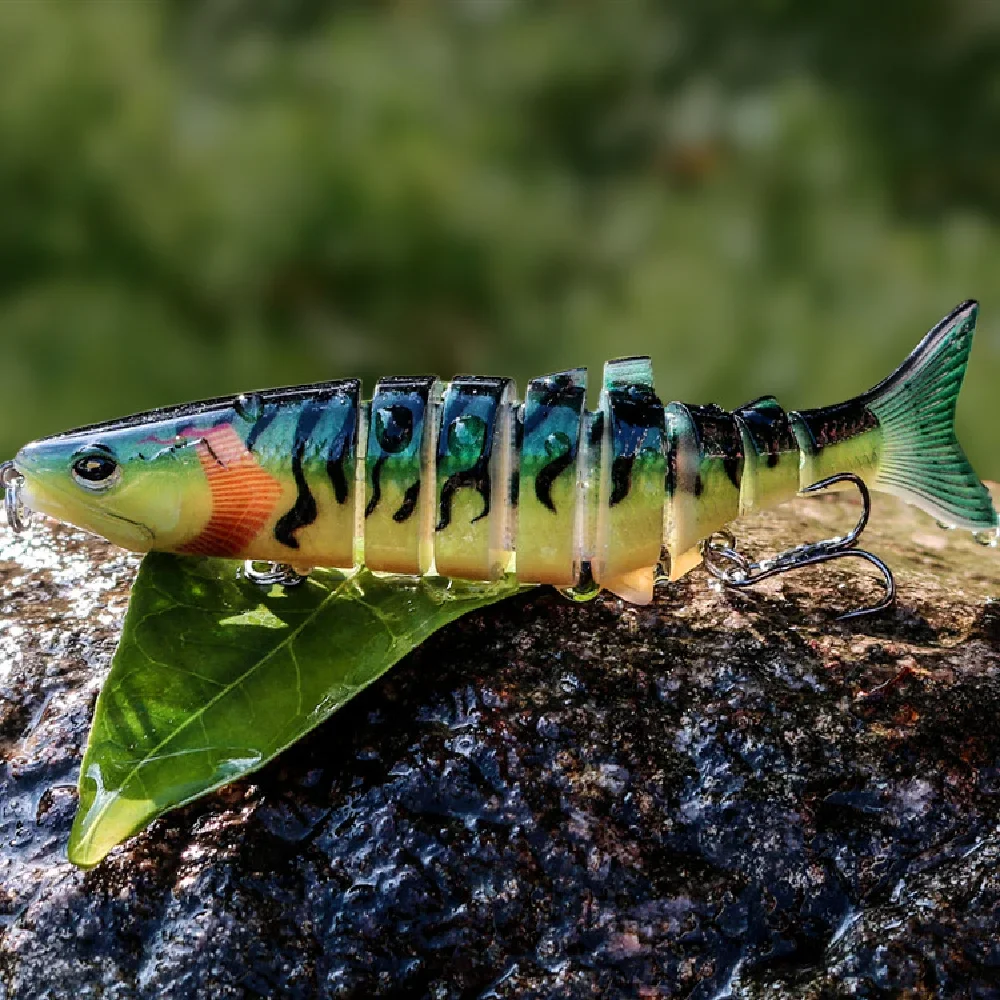 1 Uds. Señuelos de pesca para nadar Wobblers 12cm 20g Artificial multisección SwimBait Crankbait JerkBait Trolling Pike carpa aparejos - imagen 3