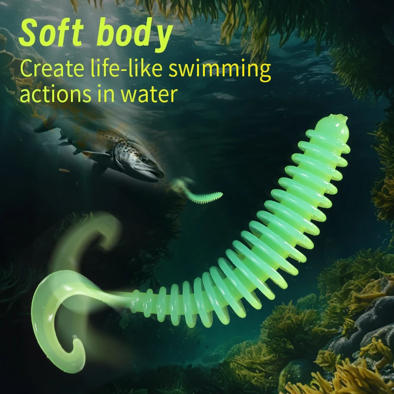 Cebo suave supercontinente nuevo Tanan 5cm 6,5 cm Señuelos de Pesca Pesca carpa pesca lubina señuelo Isca artificial PVC - imagen 2