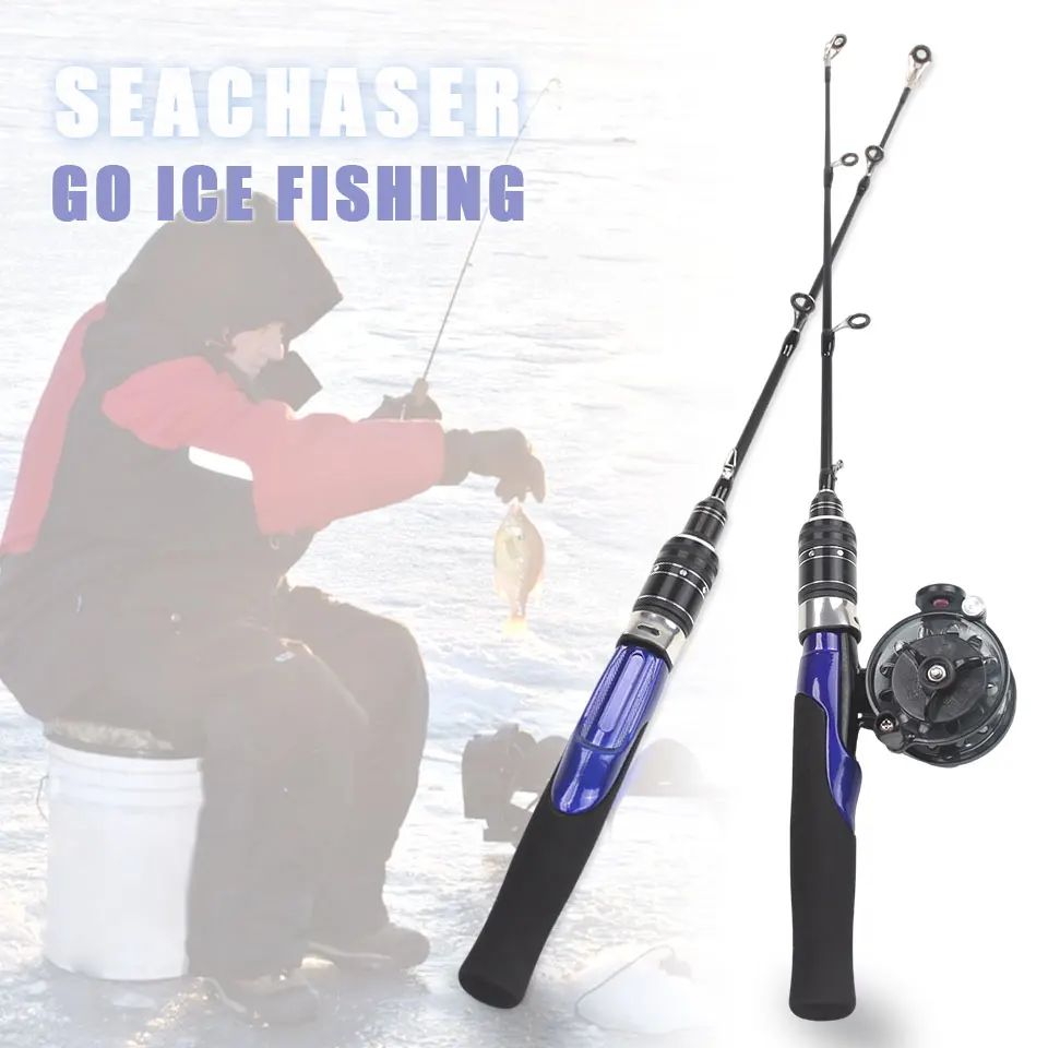Caña ultraligera para pesca en hielo – Fibra de carbono con punta sensible - imagen 5