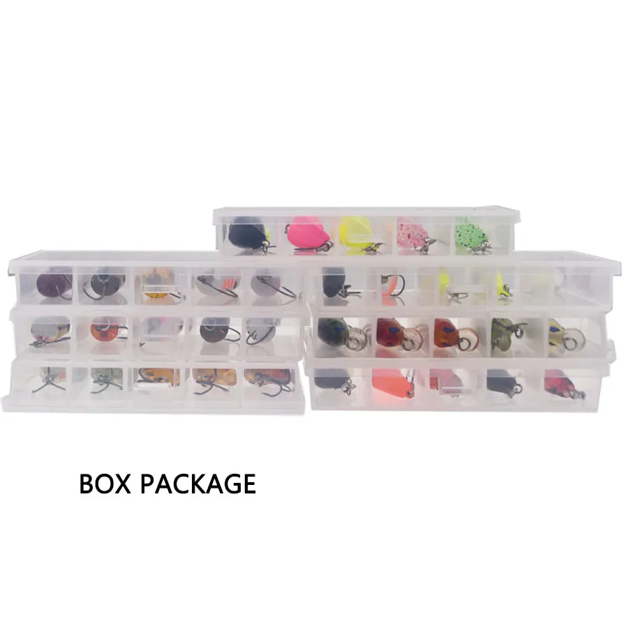 JYJ 1 caja pequeña pesca dura ABS plástico señuelo cebo superficie pececillo hundimiento señuelo wobbler para lubina perca riñonera aparejos de pesca - imagen 5