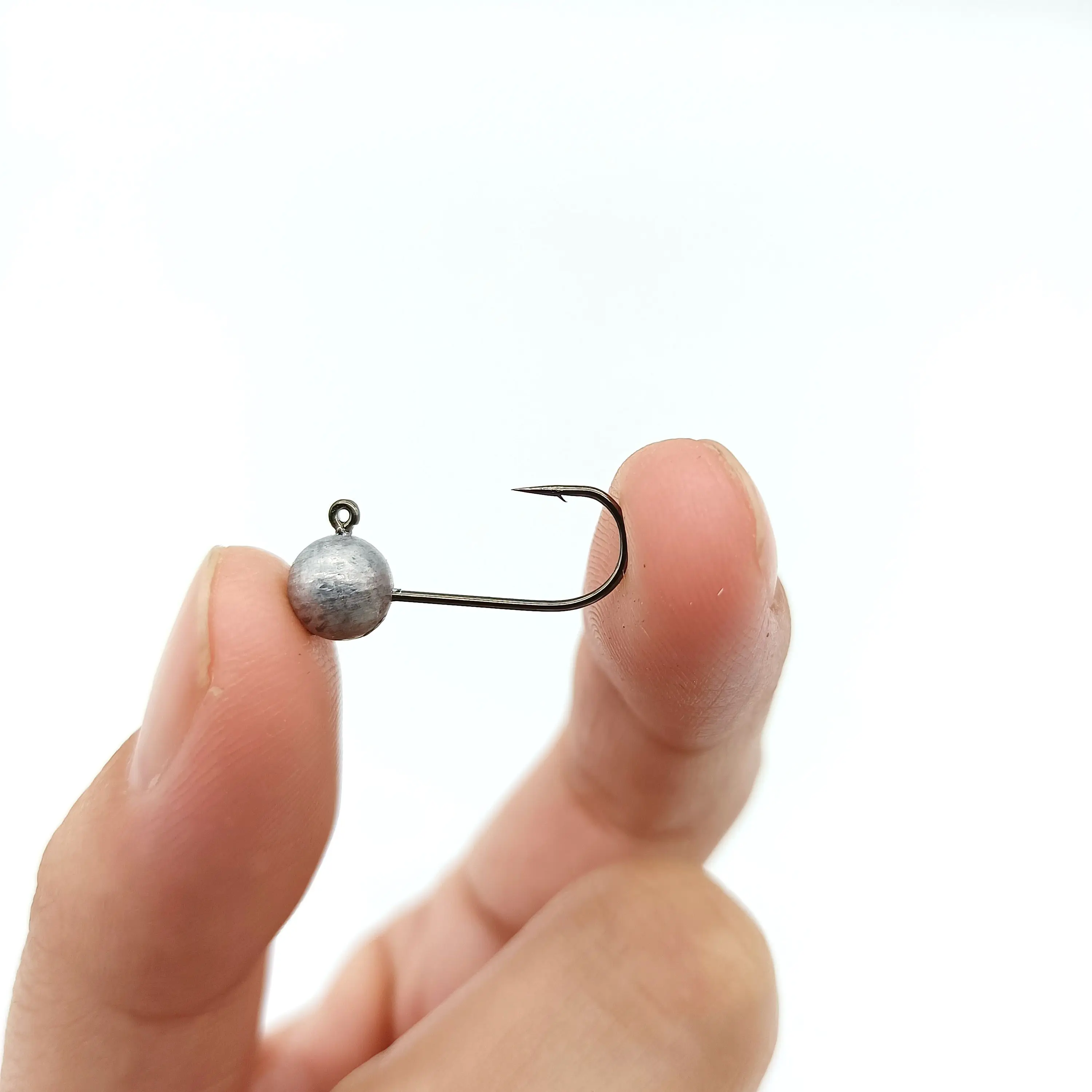 DUODUOYU-minianzuelo de pesca con cabeza plomada, accesorios de pesca artificiales, 1g/2g/3,5g, 10 unidades por lote - imagen 5