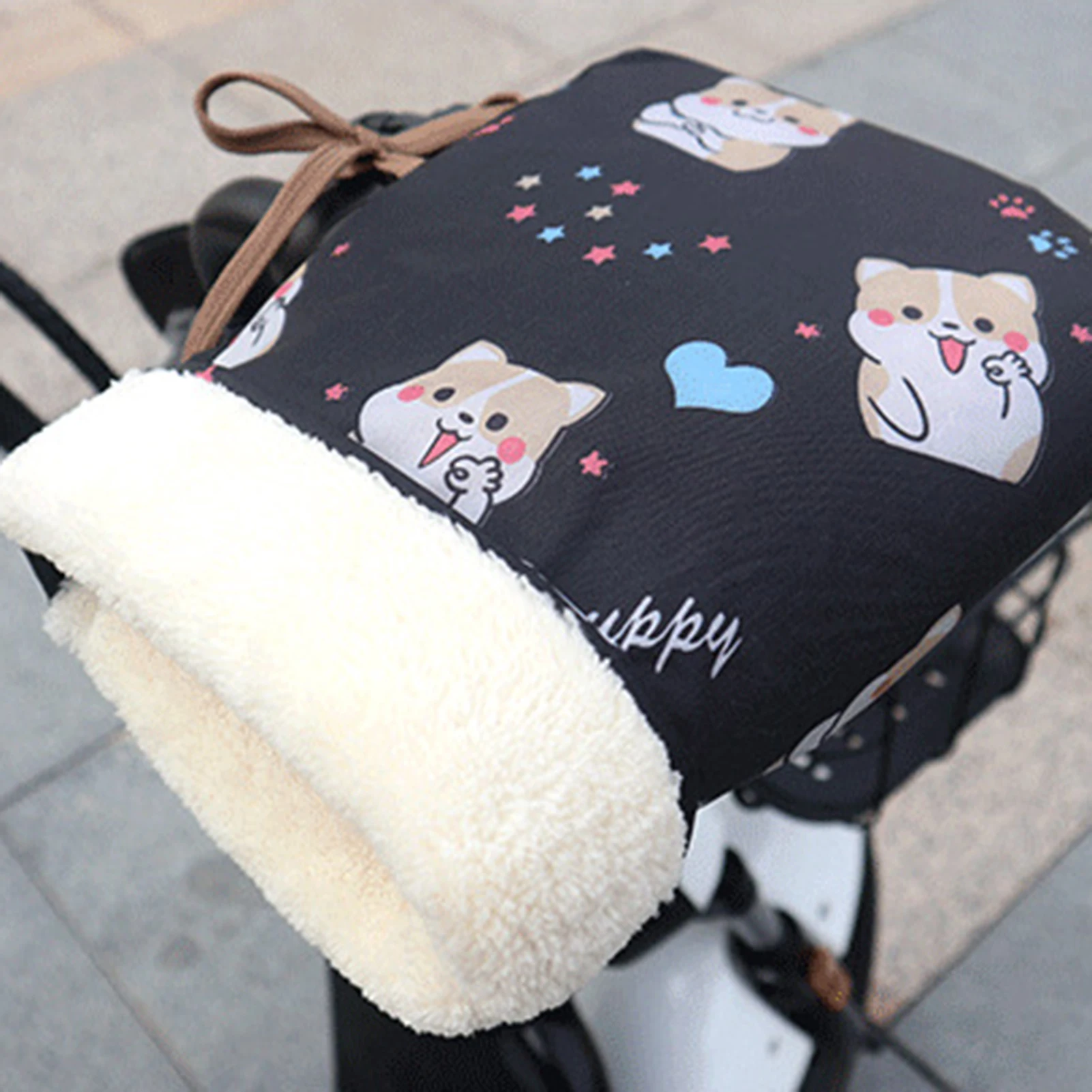 Guantes para manillar de motocicleta, manoplas a prueba de viento para ciclismo al aire libre, accesorios para ciclismo eléctrico, invierno