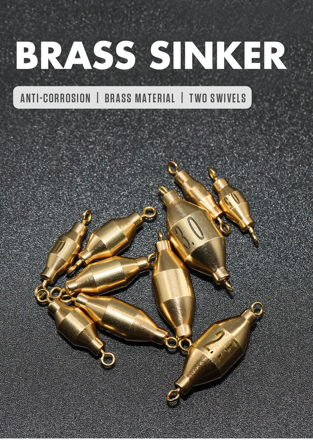 Luckers de latón para pescar duradera y tu próxima aventura