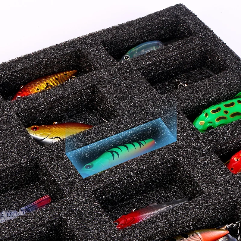 15 piezas de caja de regalo de cebo F #   Juego de cebo Luya, cebo duro Vib Wave, escalada, equipo de pescado multisección - imagen 3