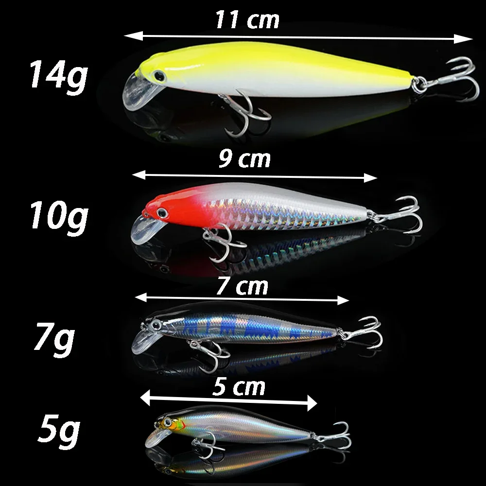 Minnow Hundido con Equilibrio Magnético – Señuelo de Profundidad