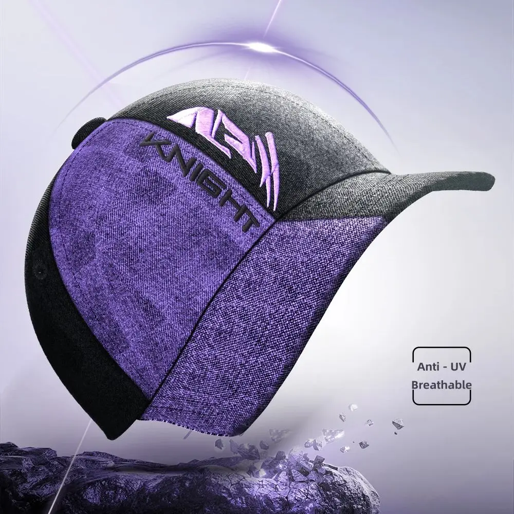 HISTAR Knight gorra de marca compartida ala curva transpirable 100% tela de algodón bordado 3D sombrero de pesca de alta calidad - imagen 3