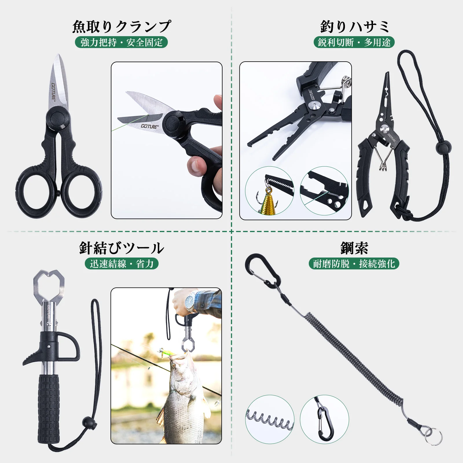 Goture-mochila de equipo de pesca de gran capacidad, diseño multibolsillo impermeable con caña de pescar y juego de carretes, equipo multifuncional - imagen 5