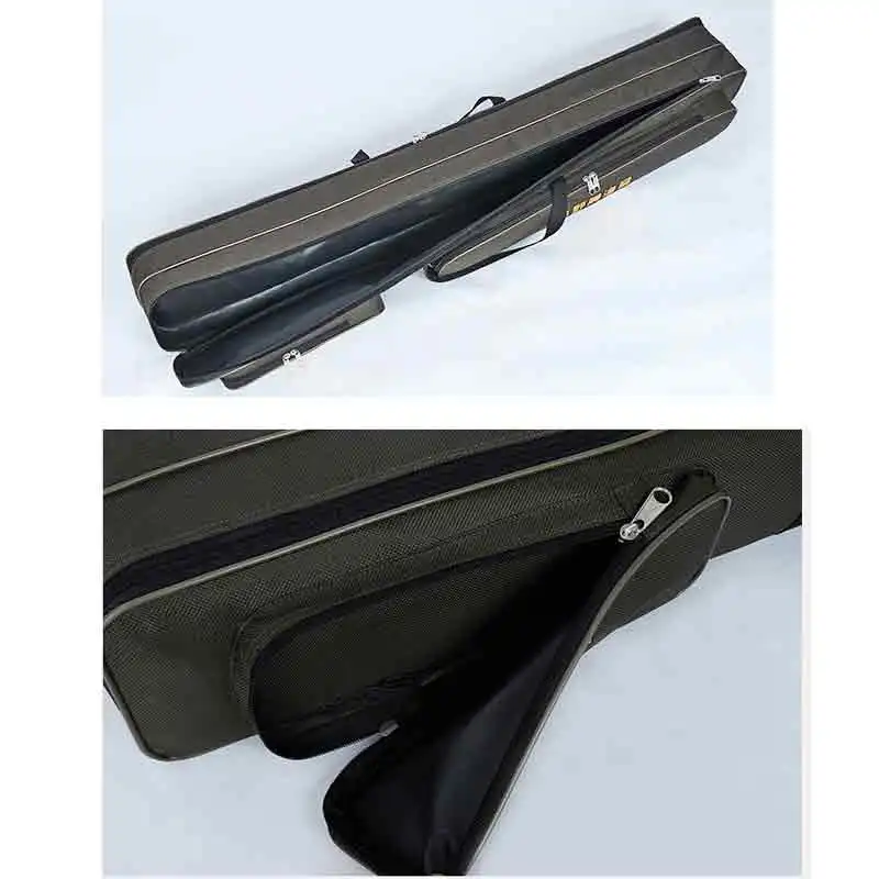 Bolsa de transporte para caña de pescar, mochila de almacenamiento de 2 capas, resistente al agua, X141G, 120cm/130cm - imagen 4