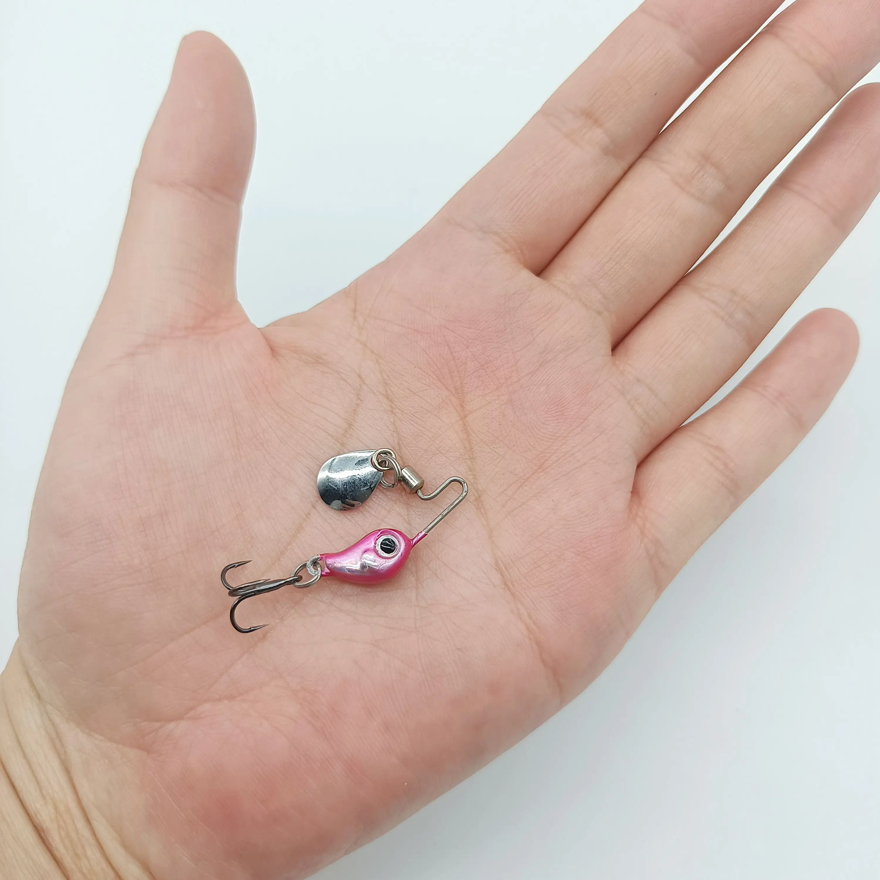 DUODUOYU Mini VIB Jig Fishing Leurre 4g/8g Spinner hundimiento cuchara giratoria Crankbait isca accesorios de pesca artificiales, 1PC - imagen 3