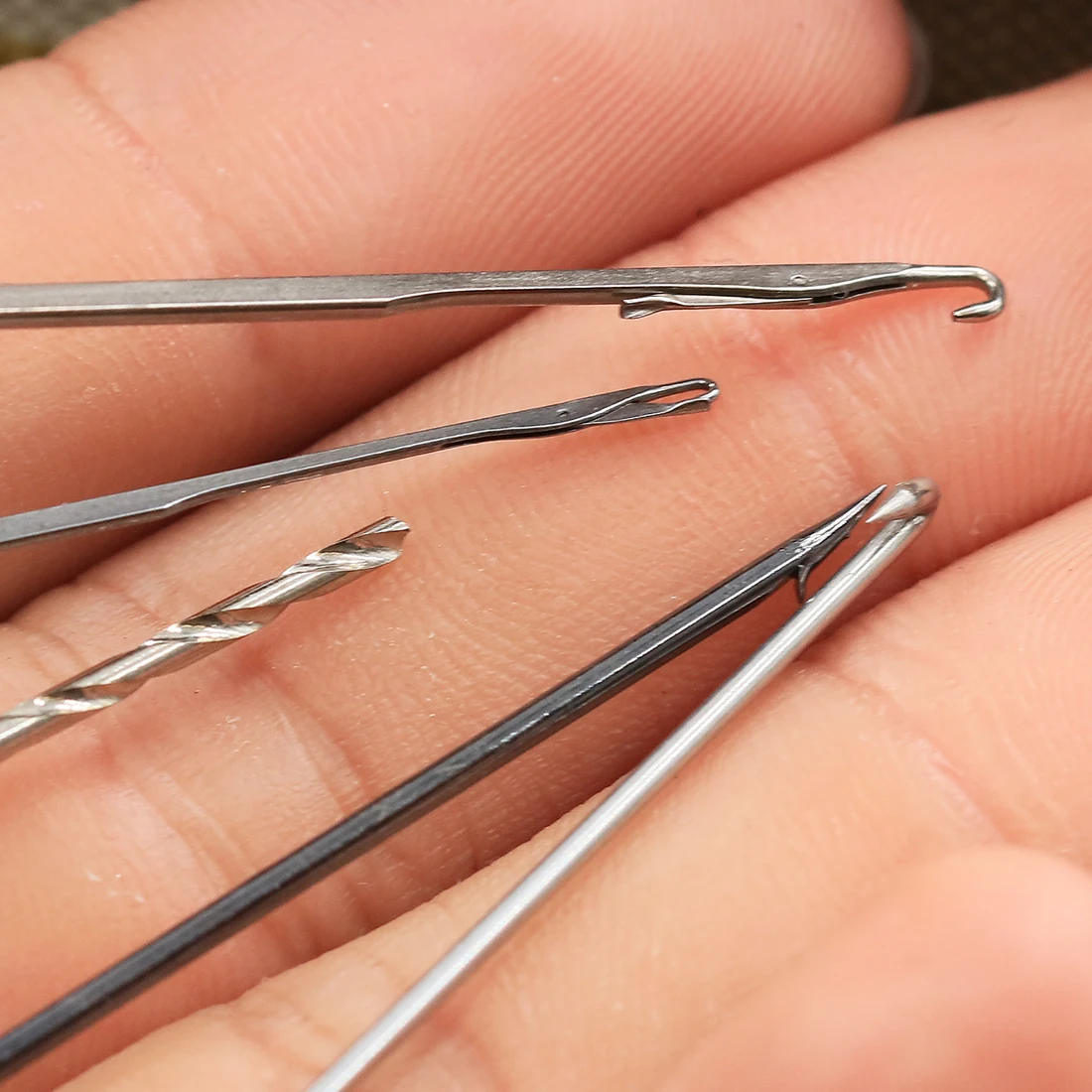 FishTrip Juego de 5 agujas para cebo de pesca para boilies de carpa, cable de asistencia para pesca, empalme de anillos, señuelo para peces - imagen 2