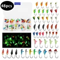 48pcs ice lure