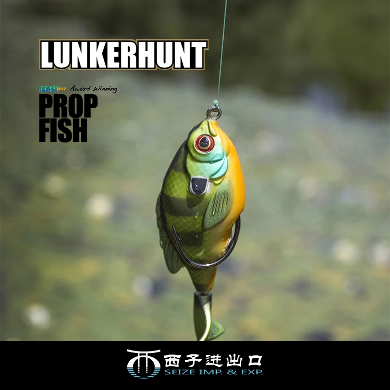 LUNKERHUNT señuelo de Luya, cebo blando hueco para pesca de agua dulce, perca Barracuda - imagen 3