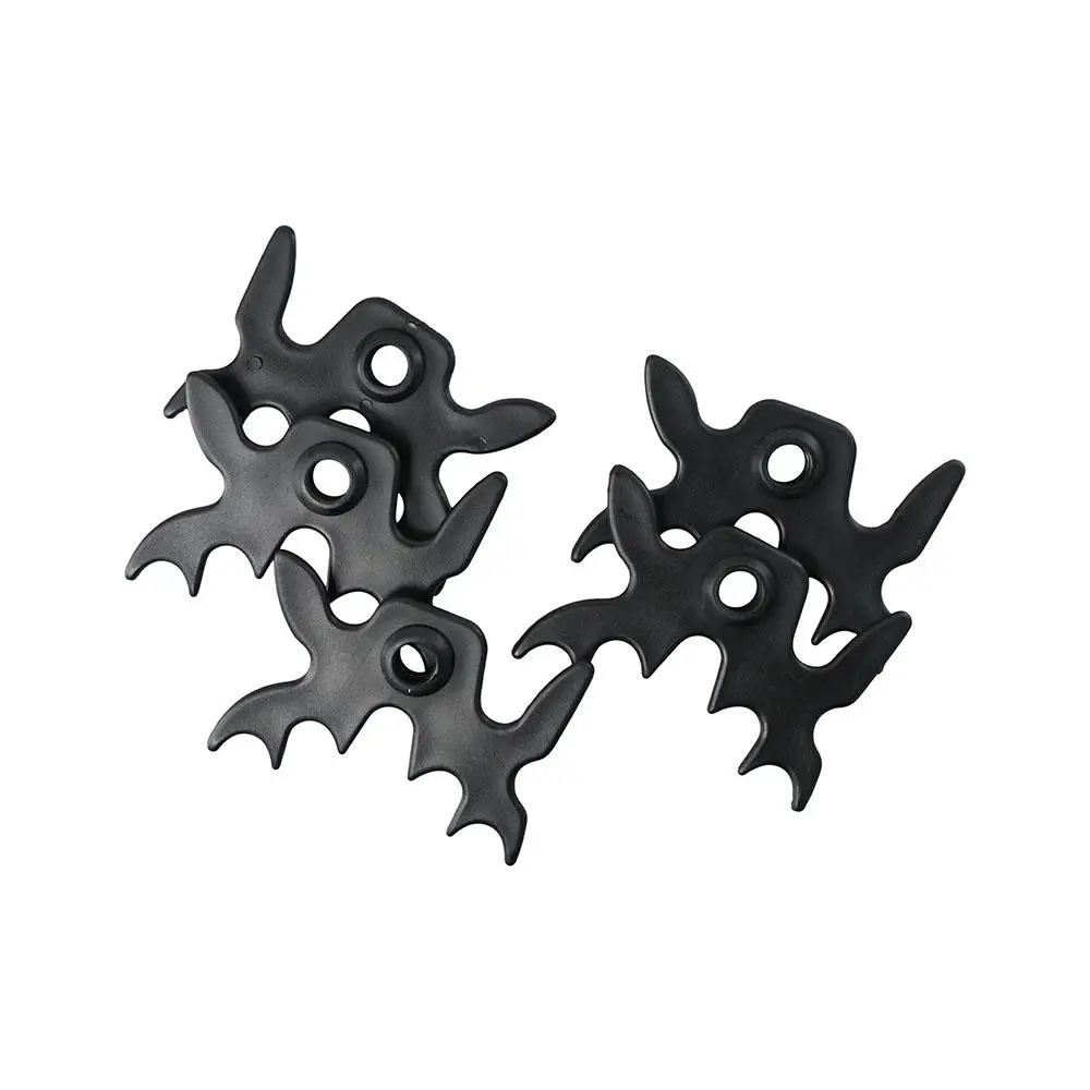 Marco de palo de taco antideslizante, soporte de cabeza de puente con forma de astillero negro, estante de billar, soporte de varilla con astas, estante para tacos de billar - imagen 4